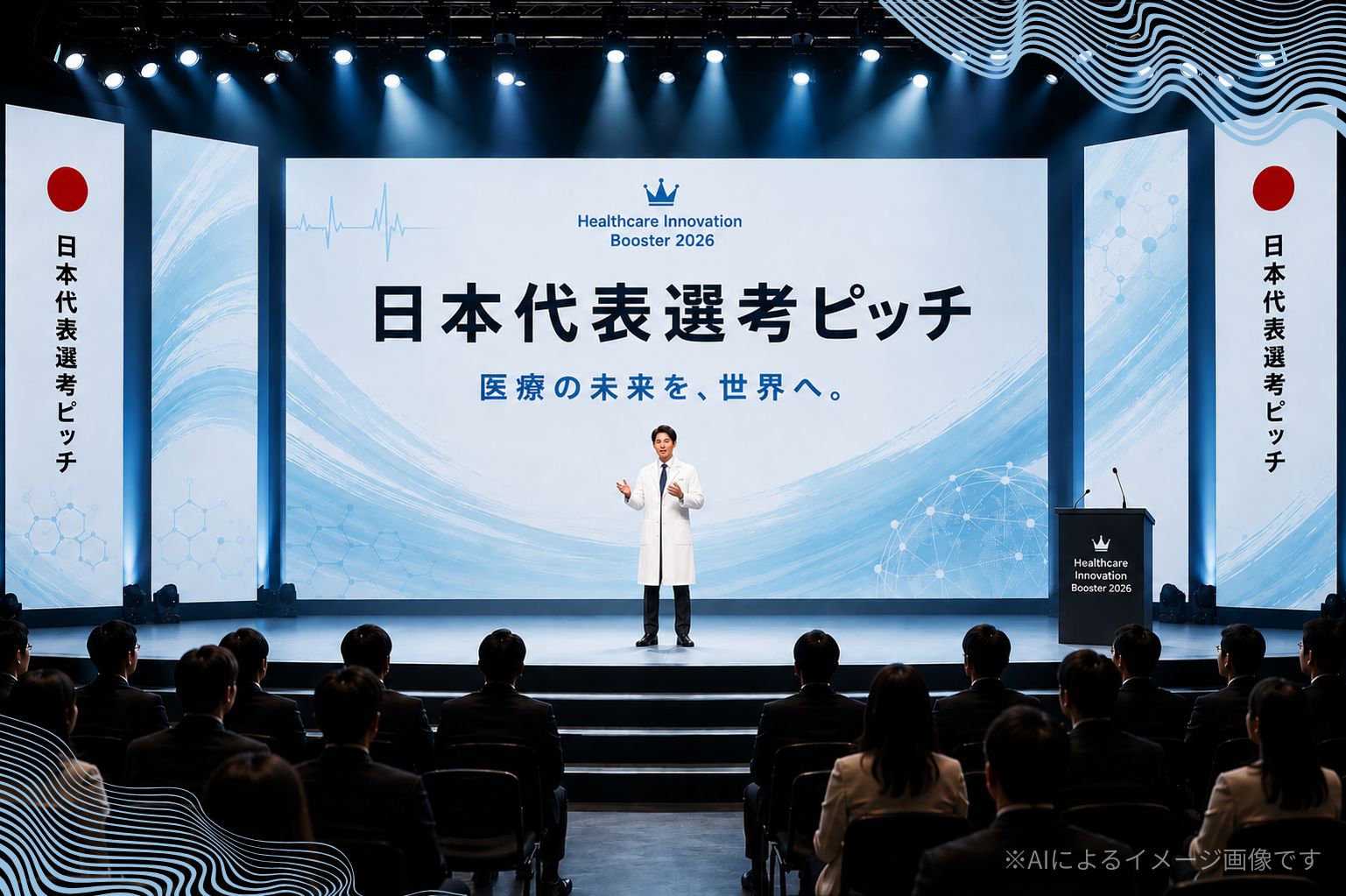 世界初「感染症リスク可視化技術」Healthcare Innovation Booster 日本
